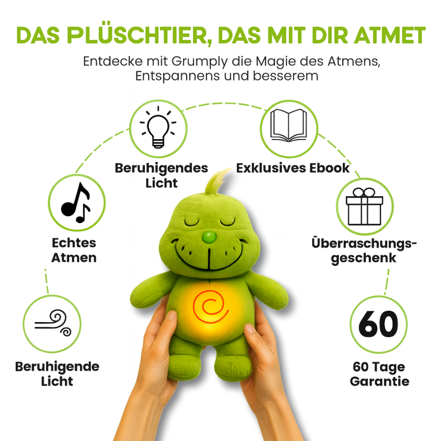KuschelGrinch™ Beruhigungs-Plüschtier